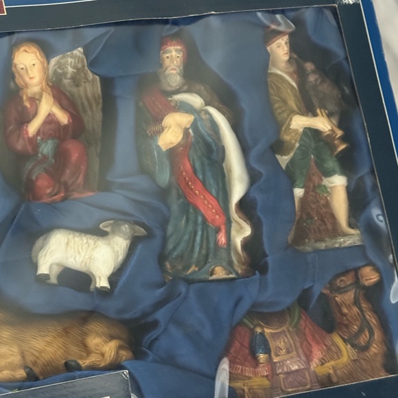 Holiday Time Nativity Set Vintage
